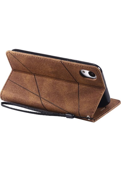IPhone Xr Pu Deri Kart Tutucu Kickstand Cüzdan Flip Folio (Yurt Dışından) indirimleri