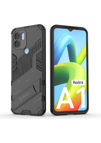 Xiaomi Redmi A1 Artı Kickstand Sağlam Askeri Koruyucu Kapak (Yurt Dışından)