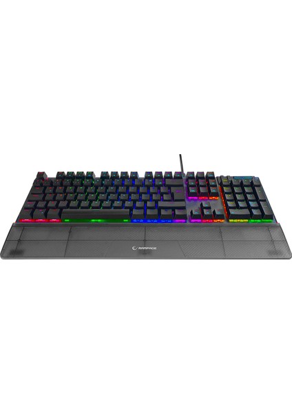 Carbon Full Rgb Aydınlatmalı Mekanik Bilek Destekli Blue Switch Antıghosting Gaming Oyuncu Klavyesi fiyatları