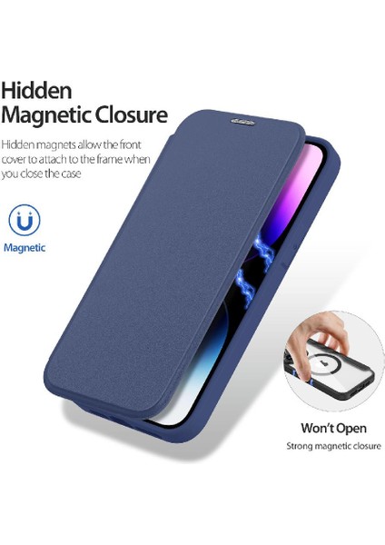IPhone 14 Için Duducase Durumda Pro Darbeye Tam Koruyucu Kapak Folio Pu (Yurt Dışından) modelleri