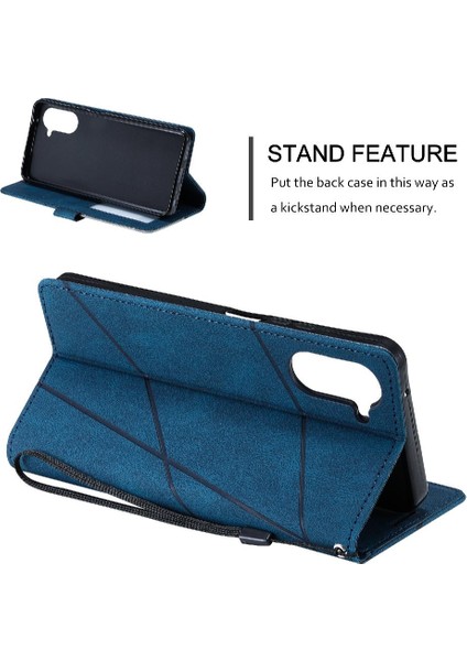 Realme 10 Pro 5g Pu Deri Manyetik Kart Tutucu Kickstand Cüzdan Için Kılıf (Yurt Dışından)