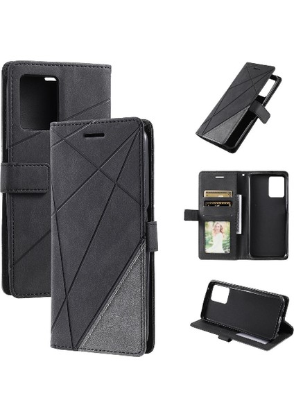 Realme 9 Pro Cüzdan Flip Için Kılıf Folio Kart Tutucu Kickstand Manyetik Pu (Yurt Dışından)