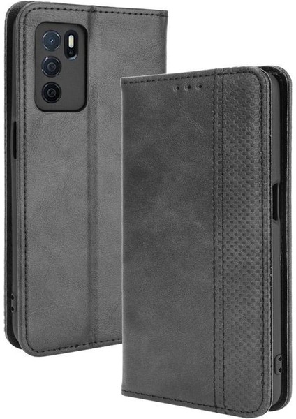 Oppo A16/A16S/A54S Cüzdan Pu Deri Manyetik Kapatma Için Kılıf (Yurt Dışından)