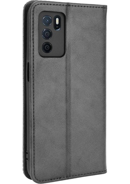 Oppo A16/A16S/A54S Cüzdan Pu Deri Manyetik Kapatma Için Kılıf (Yurt Dışından)
