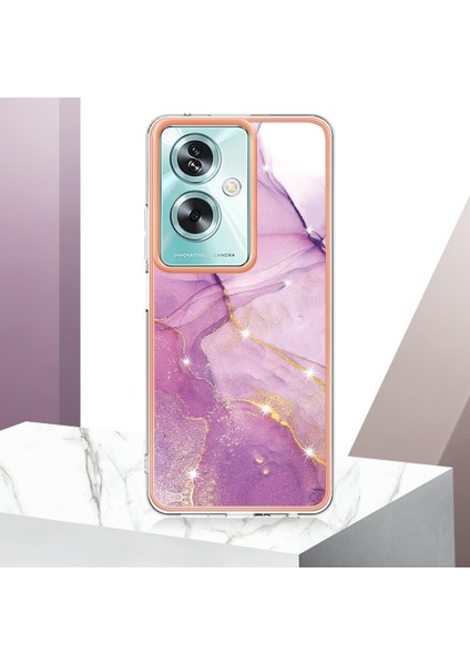 Oppo A79 5g Koruma Için Kılıf Mermer Desen Ince Tpu Yumuşak Tampon (Yurt Dışından) modelleri