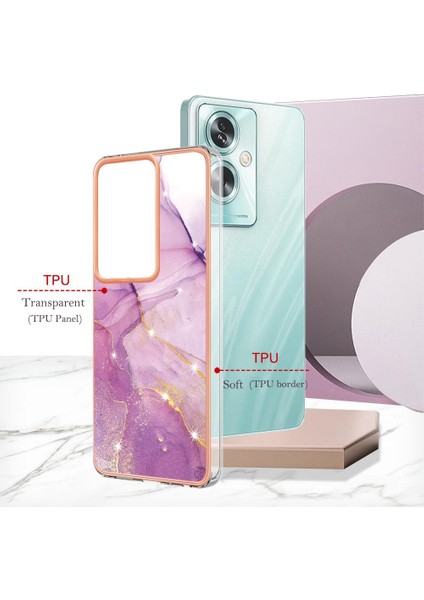 Oppo A79 5g Koruma Için Kılıf Mermer Desen Ince Tpu Yumuşak Tampon (Yurt Dışından) indirimleri