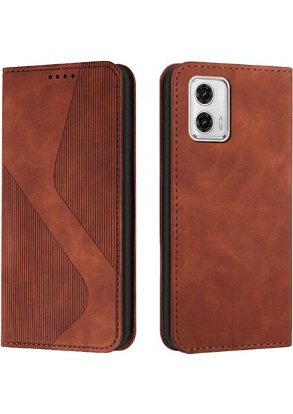 Motorola Moto G73 Kart Yuvaları Tutucu Cüzdan Kickstand Manyetik Pu (Yurt Dışından)