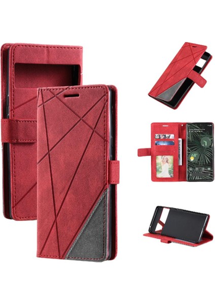 Google Piksel 7 Pro Kart Tutucu Için Kılıf Kickstand Cüzdan Flip Folio Pu (Yurt Dışından) modelleri