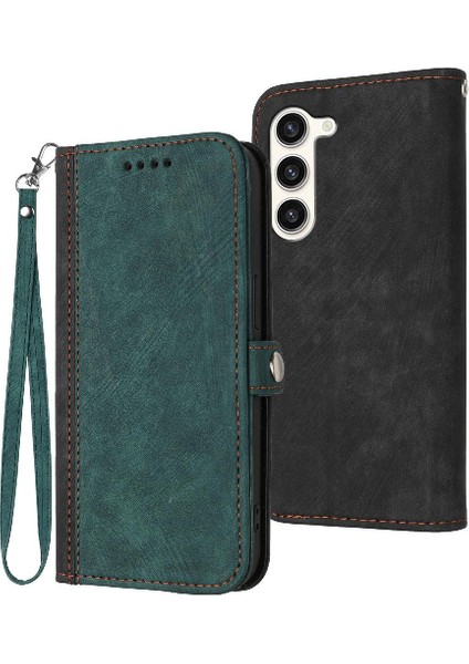 Samsung Galaxy S24 Pu Deri Manyetik Kapatma Kickstand Cüzdan (Yurt Dışından)