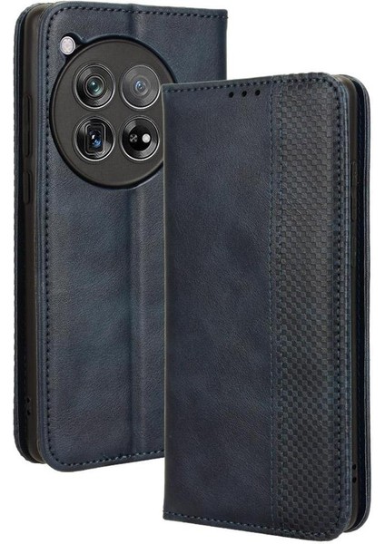 Oneplus 12 5g Manyetik Kapatma Pu Deri Cüzdan Için Kılıf (Yurt Dışından)