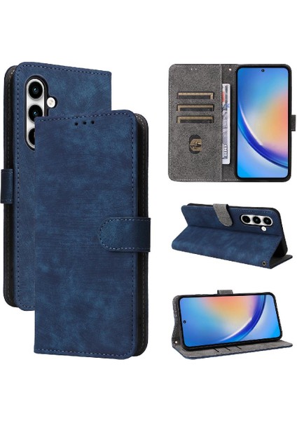 Samsung Galaxy A35 5g Flip Folio Cüzdan Pu Deri Kart Yuvaları (Yurt Dışından)