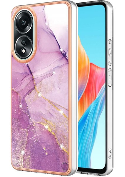 Oppo A58 4g Ince Tpu Mermer Desen Koruma Yumuşak Tampon Için Kılıf (Yurt Dışından) indirimleri