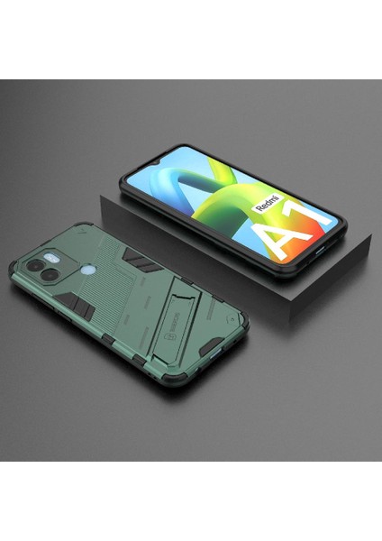Xiaomi Redmi A1 Artı Kickstand Sağlam Askeri Koruyucu Kapak (Yurt Dışından) modelleri
