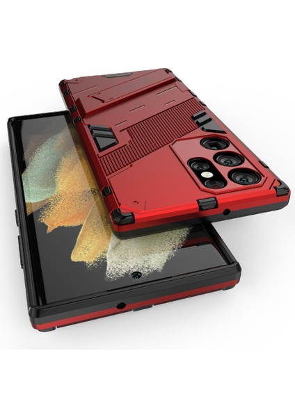 Samsung Galaxy S22 Ultra 5g Kickstand Sağlam Askeri Koruyucu Kılıf (Yurt Dışından) modelleri