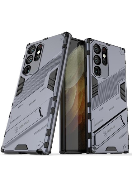 Samsung Galaxy S22 Ultra 5g Kickstand Sağlam Askeri Koruyucu Kılıf (Yurt Dışından)