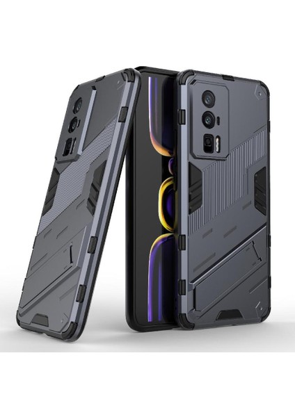 Xiaomi Poco F5 Pro Koruyucu Kapak Için Kılıf Sağlam Askeri Kickstand (Yurt Dışından)