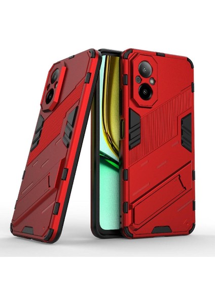 Realme C67 4g Sağlam Askeri Koruyucu Kapak Kickstand Için Kılıf (Yurt Dışından)
