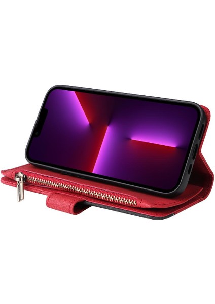 IPhone 13 Için Kılıf Pro Fermuar Cüzdan Tarzı Kickstand Koruyucu Kart ile (Yurt Dışından) fırsatları