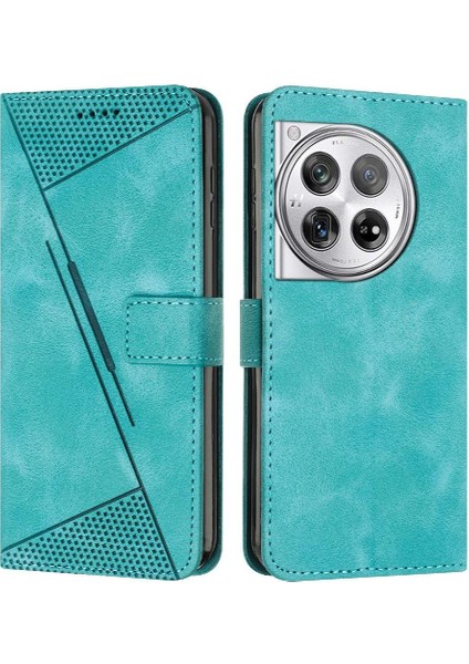 Oneplus 12 Için Kılıf 5g Kart Ekleme Pu Deri Yan Toka Tam Flip (Yurt Dışından)