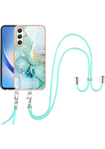 Samsung Galaxy A25 5g Tampon Mermer Anti-Scratch Yumuşak Crossbody (Yurt Dışından)