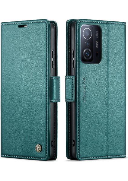 Xiaomi 11T/11T Pro Kickstand Cüzdan Durumda Kart Yuvası Durumda (Yurt Dışından)