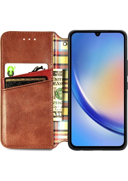 Samsung Galaxy A35 5g Cüzdan Fonksiyonu Için Kılıf Deri Kılıf Moda Çevir (Yurt Dışından) modelleri
