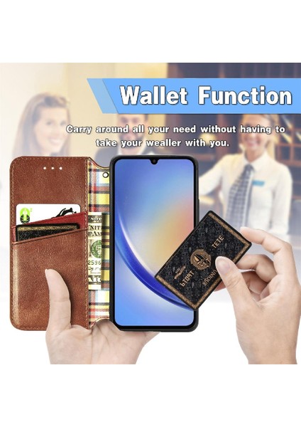 Samsung Galaxy A35 5g Cüzdan Fonksiyonu Için Kılıf Deri Kılıf Moda Çevir (Yurt Dışından) fırsatları