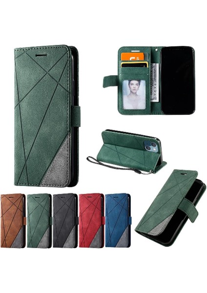 IPhone 13 Için Kılıf Mini Kart Tutucu Kickstand Cüzdan Flip Folio Manyetik (Yurt Dışından) fırsatları
