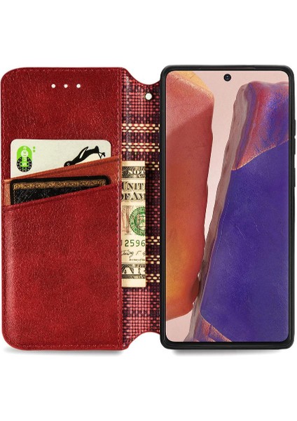 Samsung Galaxy Not 20 Için Kılıf Moda Tasarım Cüzdan Fonksiyonu Zarif (Yurt Dışından) modelleri