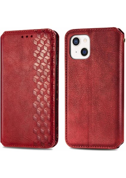 Apple IPhone 13 Için Kılıf Mini Deri Kılıf Cüzdan Fonksiyonu Zarif Flip (Yurt Dışından)