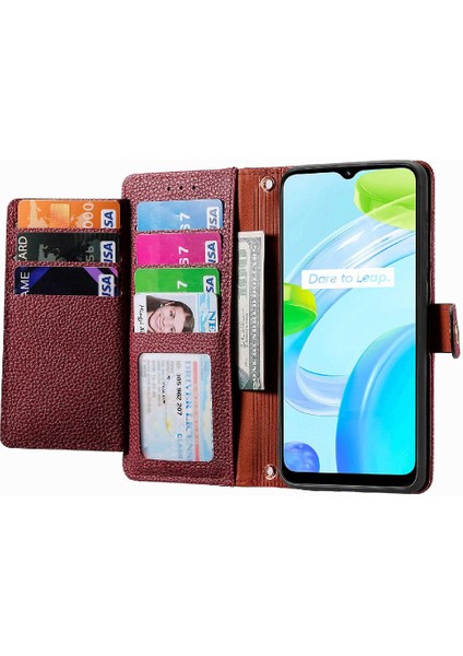 Realme C30 Deri Kılıf Kordon Fermuar Aşk Cüzdan (Yurt Dışından) fiyatları