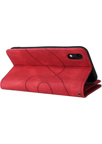 IPhone Xr Iki Renkli Dikiş Fermuar Cüzdan Tarzı Kickstand ile Kılıf (Yurt Dışından) indirimleri