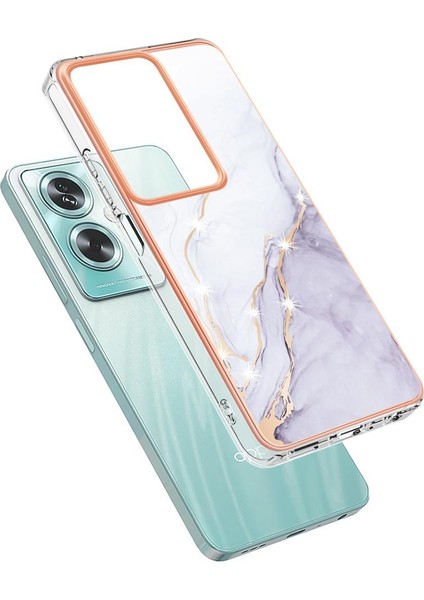 Oppo A79 5g Koruma Için Kılıf Mermer Desen Ince Tpu Yumuşak Tampon (Yurt Dışından) modelleri