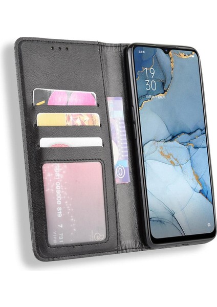 Oppo Bulmak Için Kılıf X2 Lite Cüzdan Manyetik Kapatma Pu Deri (Yurt Dışından)
