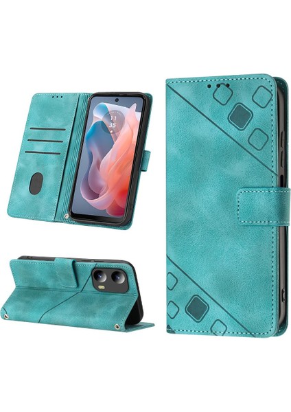 Motorola Moto G 5g 2024 Için Kılıf Kart Tutucu Cüzdan Kapak Çevirin Manyetik (Yurt Dışından)