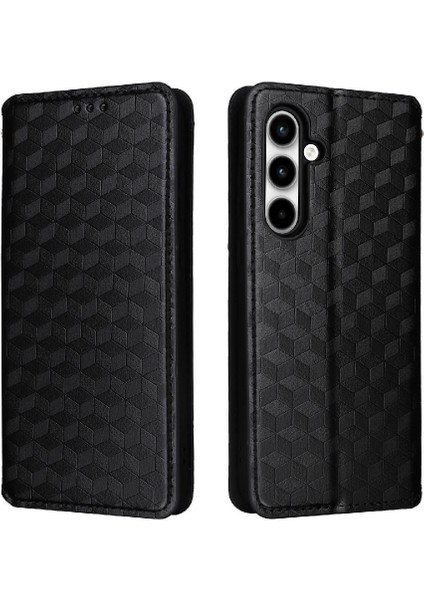 Samsung Galaxy A35 5g Kart Yuvaları Tutucu Manyetik Kapatma Pu 3D (Yurt Dışından)