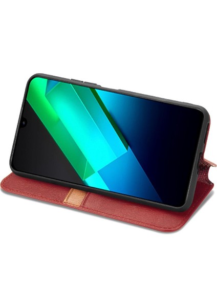 Infinix Not 12 Için Kılıf Deri Kılıf Cüzdan Fonksiyonu Kapak Çevirin Moda (Yurt Dışından)