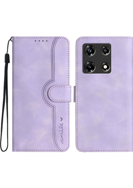 Infinix Not 30 Pro Case Premium Pu Dahili Mıknatıs Kapağı ile Uyumlu (Yurt Dışından)