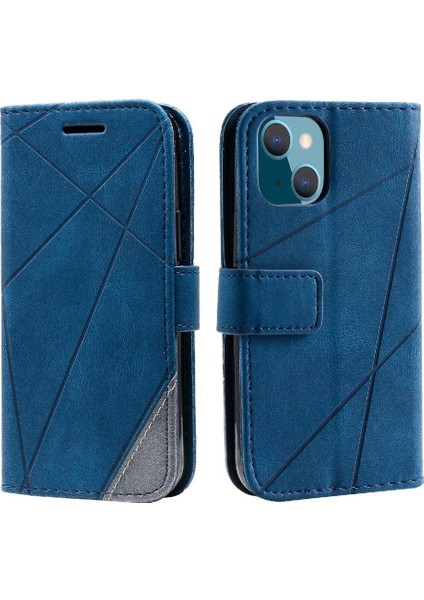 IPhone 13 Için Kılıf Mini Kart Tutucu Kickstand Cüzdan Flip Folio Manyetik (Yurt Dışından)