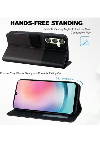 Samsung Galaxy A24 4g Için Basit Iş Kapak Çevirin Darbeye Vaka (Yurt Dışından)