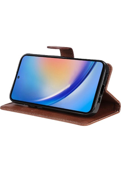 Kart Yuvası ile Samsung Galaxy A35 5g Klasik Düz Renk Için Flip Case (Yurt Dışından) indirimleri