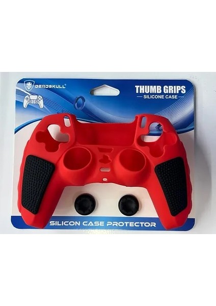Ps5 Dualsense Desenli Silikon Kılıf + Analog Koruyucu