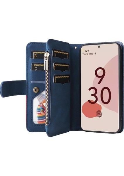 Kart Yuvası Standı Dokuz Kart Yuvaları Fermuar ile Google Piksel 7 Pro Için Kılıf (Yurt Dışından) indirimleri