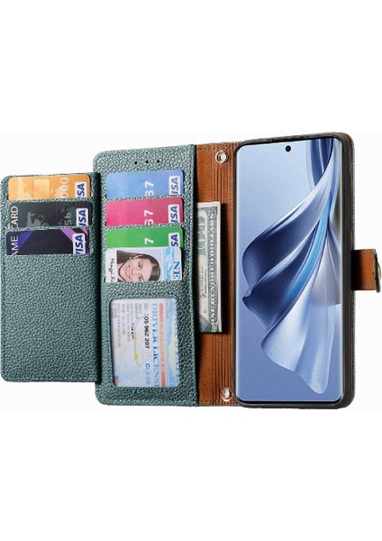 Oppo Oppo 10 Kordon Deri Çanta Aşk Fermuar Cüzdan Için Kılıf (Yurt Dışından)