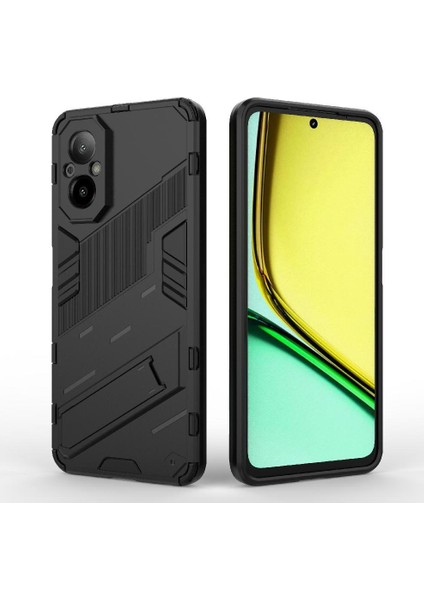 Realme C67 4g Sağlam Askeri Koruyucu Kapak Kickstand Için Kılıf (Yurt Dışından)