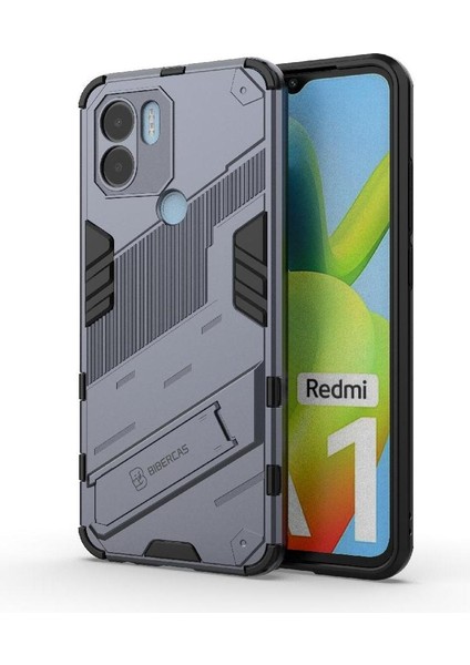 Xiaomi Redmi A1 Artı Kickstand Sağlam Askeri Koruyucu Kapak (Yurt Dışından)