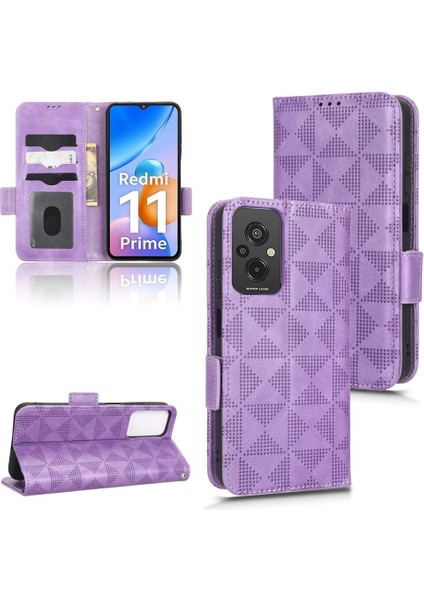 Xiaomi Redmi Için Kılıf 11 Başbakan 4g Kapak Çevirin Görüntüleme Standı Cüzdan 3 Kart (Yurt Dışından)