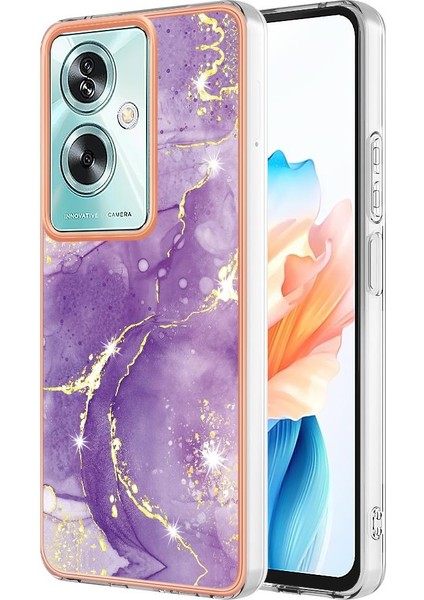 Oppo A79 5g Koruma Için Kılıf Mermer Desen Ince Tpu Yumuşak Tampon (Yurt Dışından)