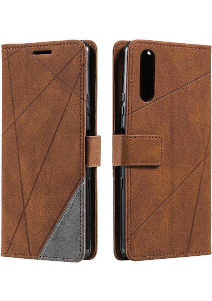 Sony Xperia 1V 2023 Için Manyetik Kart Tutucu Kickstand Pu Deri Kılıf (Yurt Dışından)