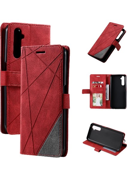 Realme 6 Pro Pu Deri Manyetik Darbeye Kart Tutucu Kickstand Için Kılıf (Yurt Dışından) indirimleri